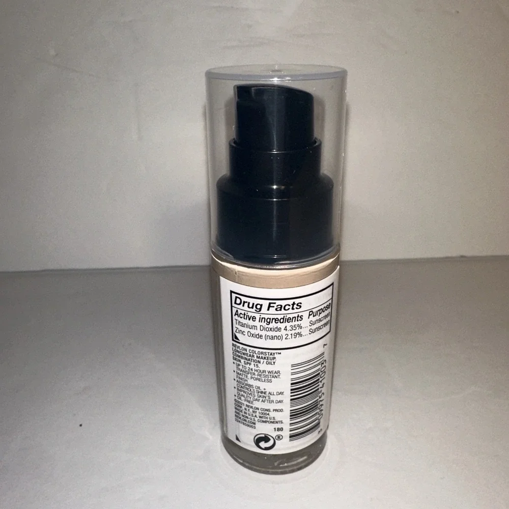 Revlon ColorStay Makeup Foundation Combination Oily Skin, Sand Beige 180, 1 oz